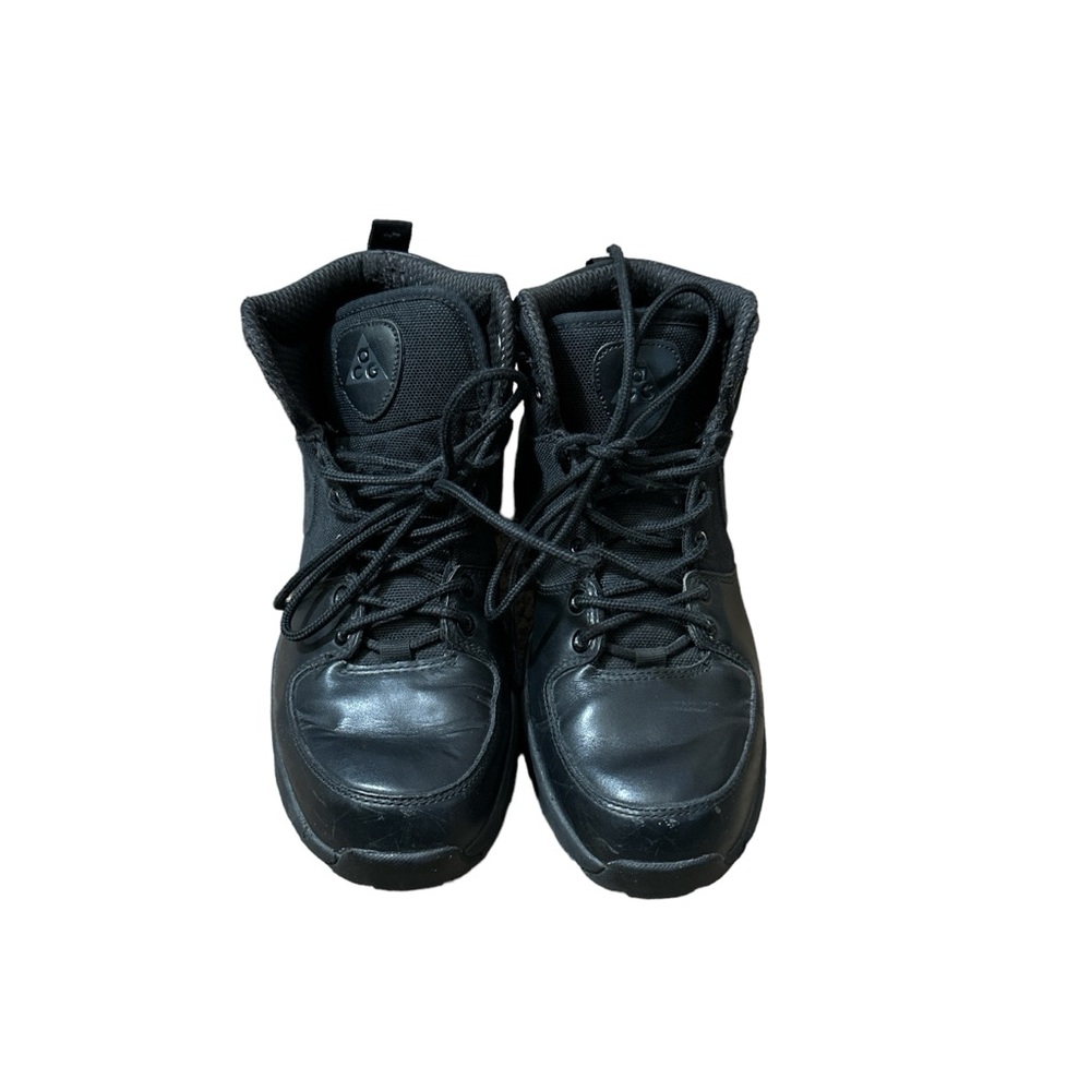 Nike ACG Manoa Black Leather High Top Boots Men's  7.5 - Picture 3 of 7